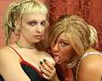 Gwen & Samantha Deep Throat Gaggers Cum Swallowing Video